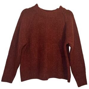 Willow‎ & Clay | Medium | Anthropologie Wool Blend Crew Neck Sweater cozy comfy